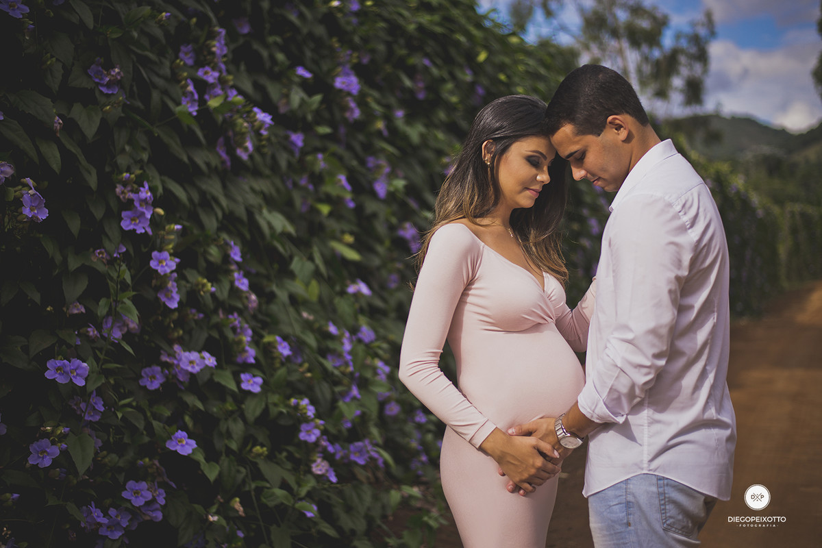 ensaio gestante e casal na natureza