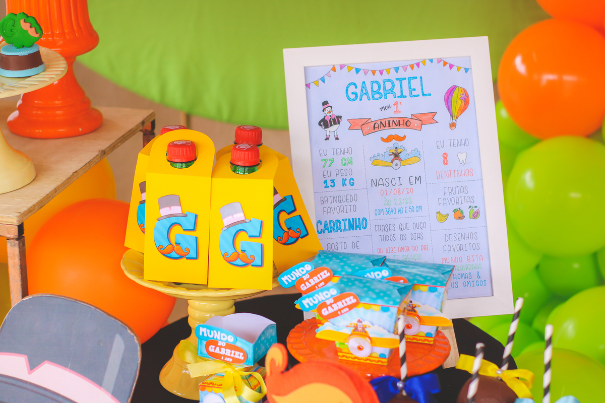 Aniversário 1 ano Gabriel