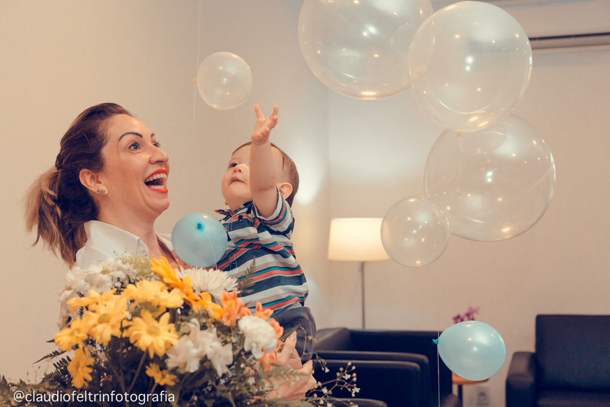linda foto de aniversário de um ano