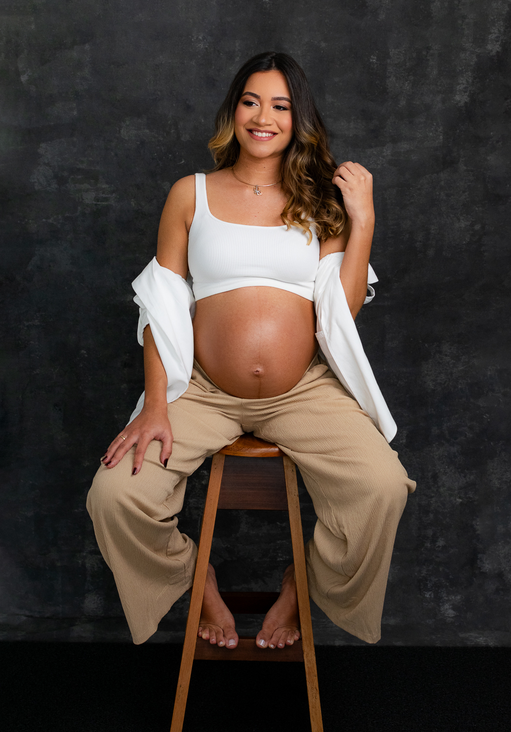 Ensaio Fotográfico Gestante - Andréa,  Igor e Cecília