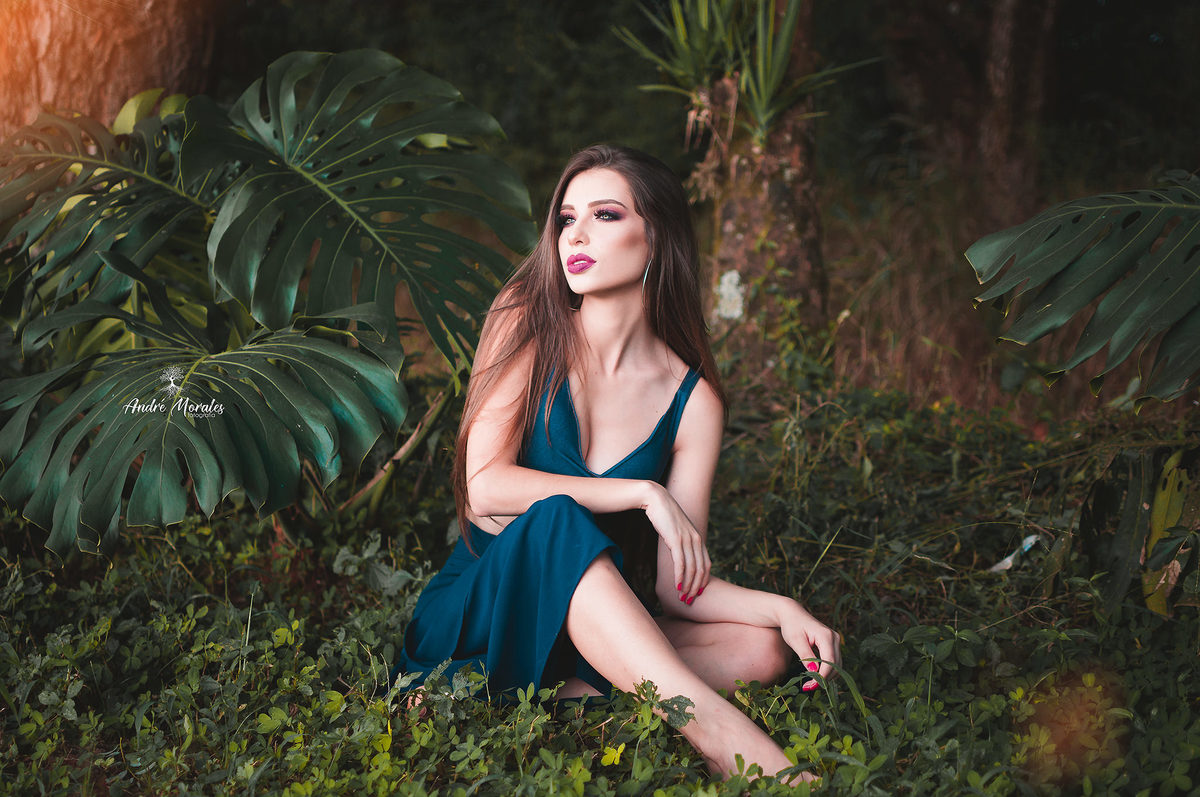 plantas ensaio fotografico Sorocaba fundo natural