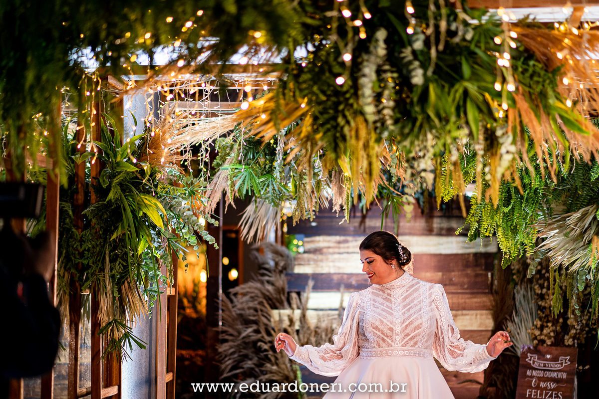 recepção de casamento realizado em Assis no espaço estilo para festas