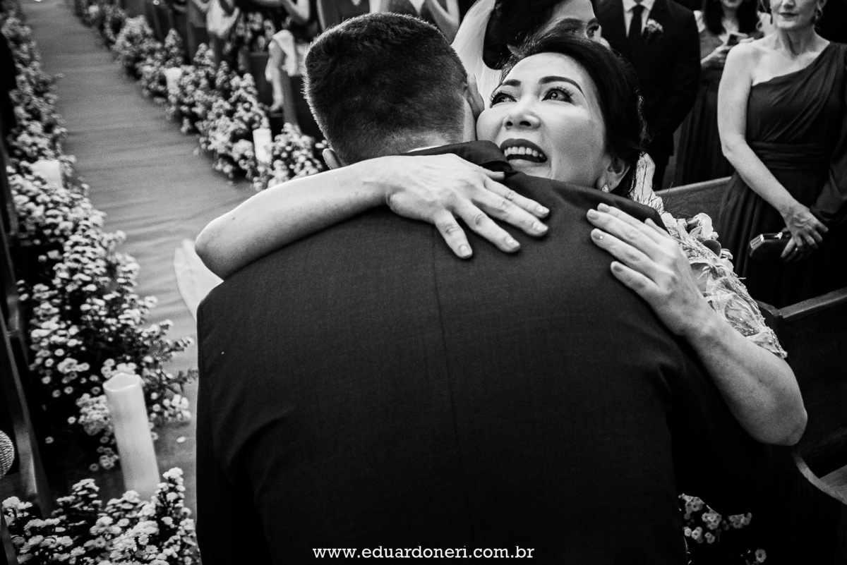 Casamento realizado no Santuário Santa Terezinha em Bandeirantes no Paraná