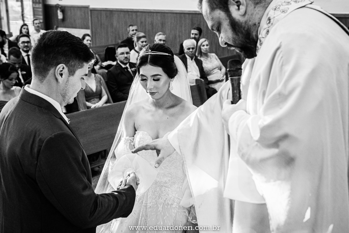 Casamento realizado no Santuário Santa Terezinha em Bandeirantes no Paraná