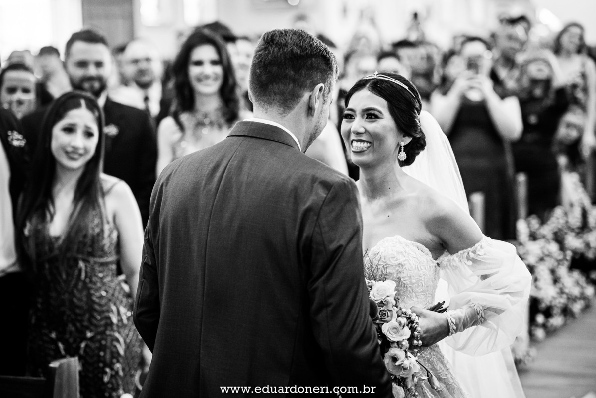 Casamento realizado no Santuário Santa Terezinha em Bandeirantes no Paraná