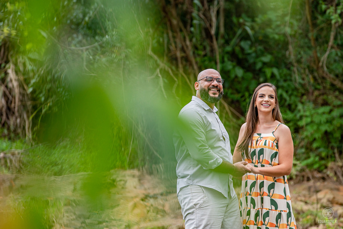 Pre Wedding realizado em Ribeirão Claro na Cachoeira do Padre e finalizado no Santuário São Miguel Arcanjo