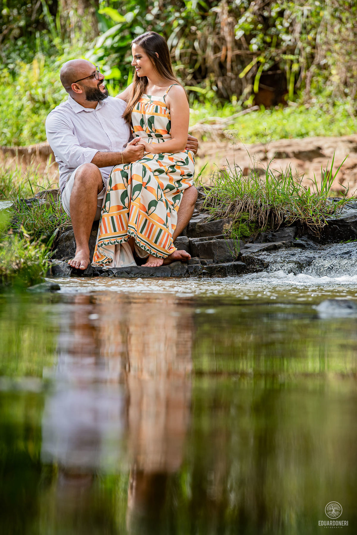 Pre Wedding realizado em Ribeirão Claro na Cachoeira do Padre e finalizado no Santuário São Miguel Arcanjo