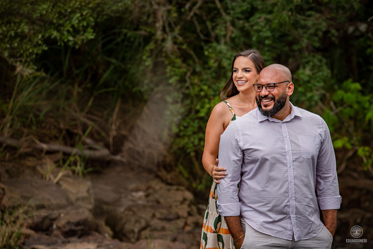 Pre Wedding realizado em Ribeirão Claro na Cachoeira do Padre e finalizado no Santuário São Miguel Arcanjo