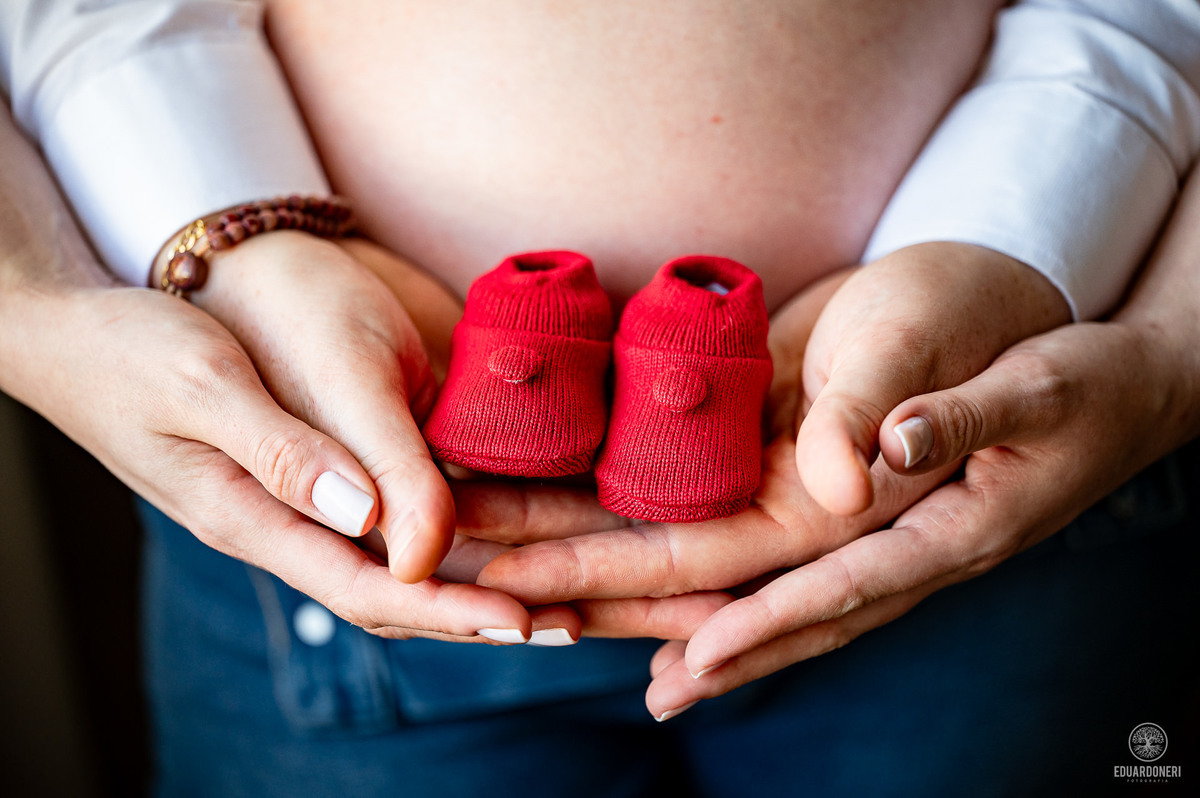 Ensaio de Gestante realizado em Bandeirantes no Paraná no Santuário São Miguel Arcanjo