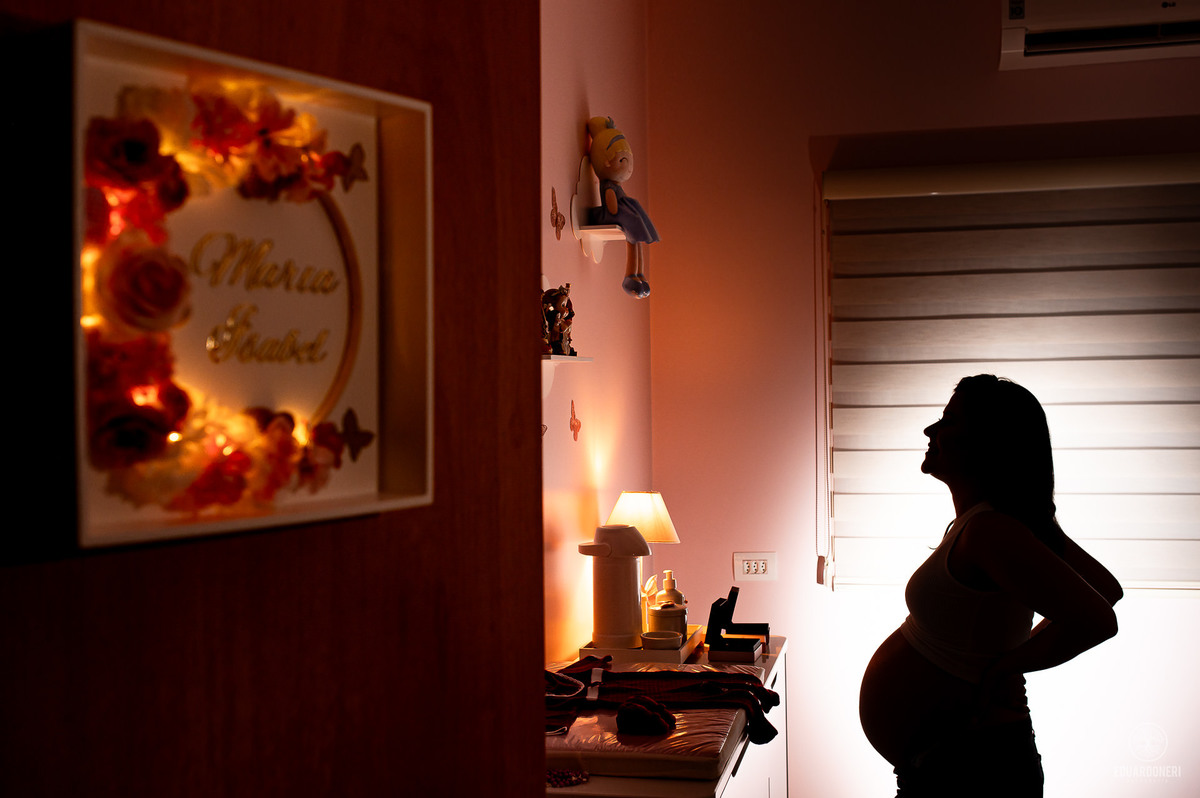 Ensaio de Gestante realizado em Bandeirantes no Paraná no Santuário São Miguel Arcanjo