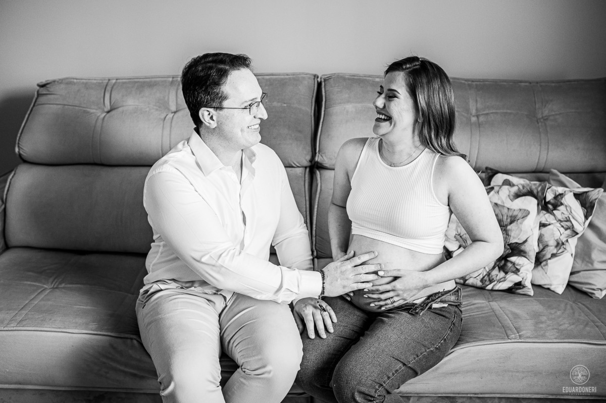 Ensaio de Gestante realizado em Bandeirantes no Paraná no Santuário São Miguel Arcanjo