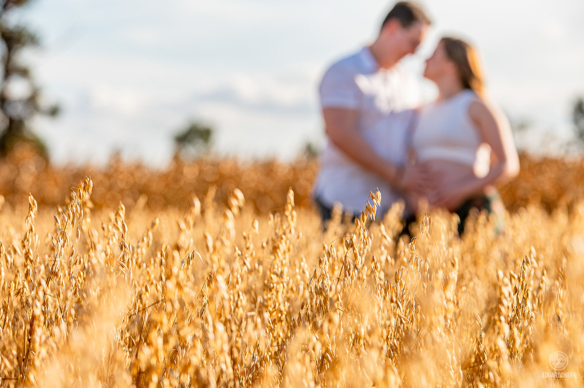 Ensaio de Gestante realizado em Bandeirantes no Paraná no Santuário São Miguel Arcanjo
