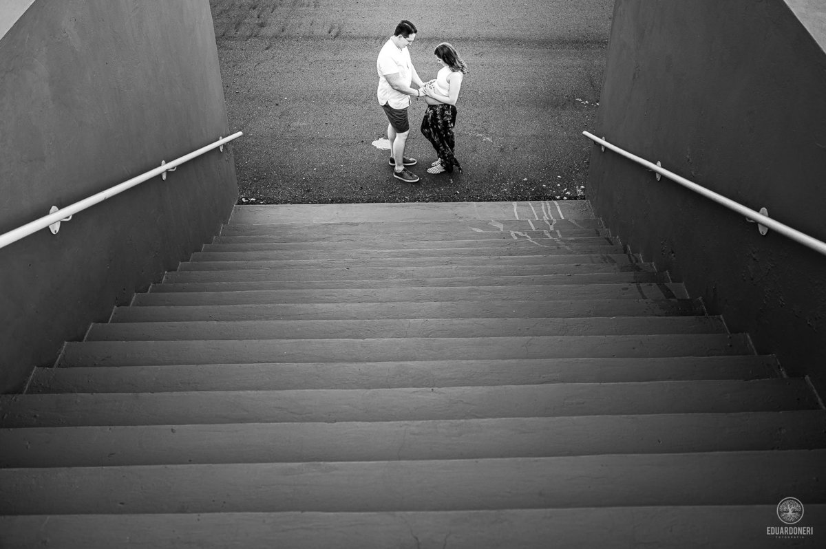 Ensaio de Gestante realizado em Bandeirantes no Paraná no Santuário São Miguel Arcanjo