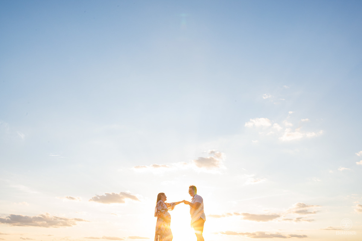 Ensaio de Gestante realizado em Bandeirantes no Paraná no Santuário São Miguel Arcanjo