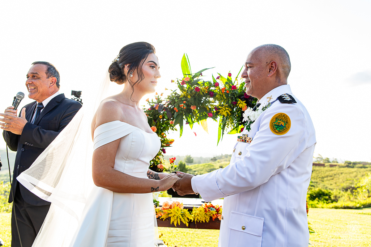 Fotografia de casamento em Londrina na Xacará ao ar livre