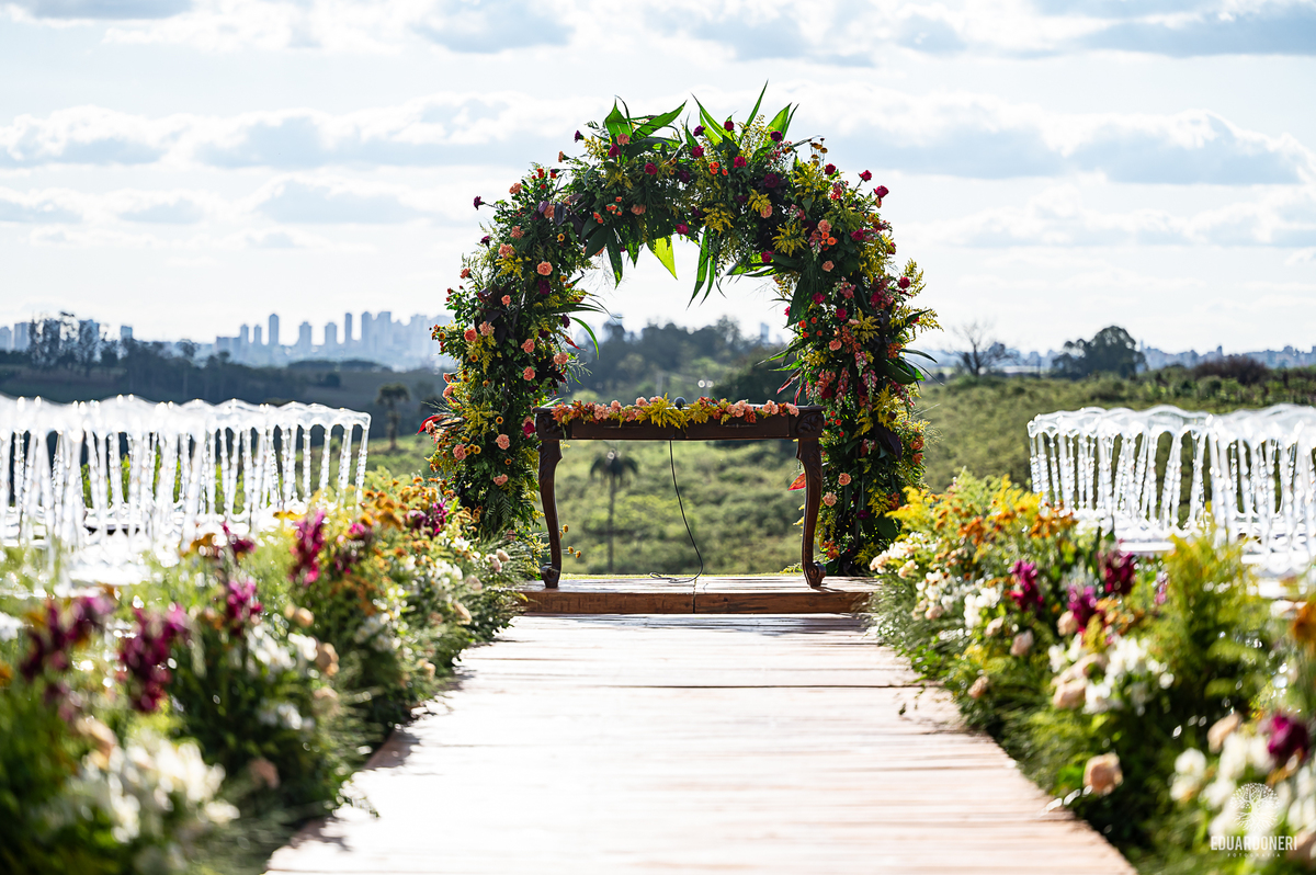 Fotografia de casamento em Londrina na Xacará ao ar livre