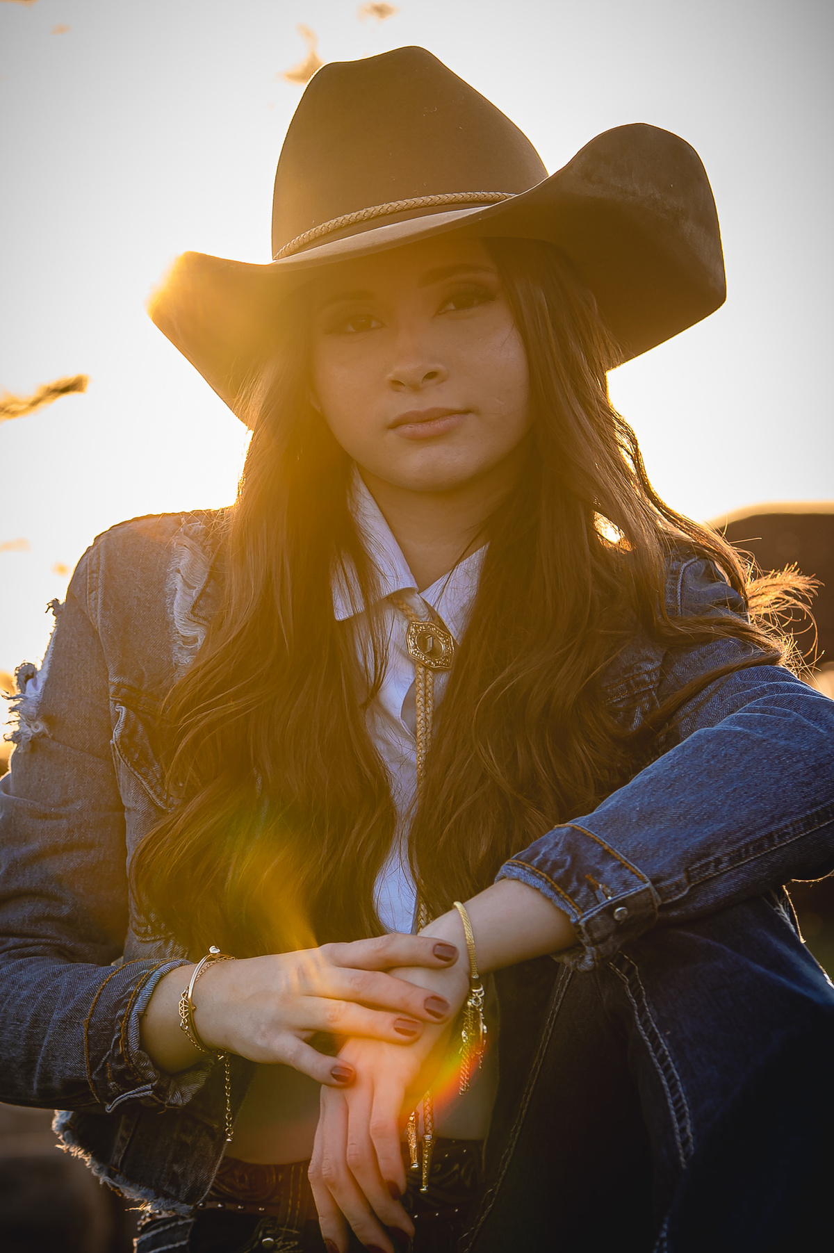 ensaio de 15 anos como tema country na fazenda