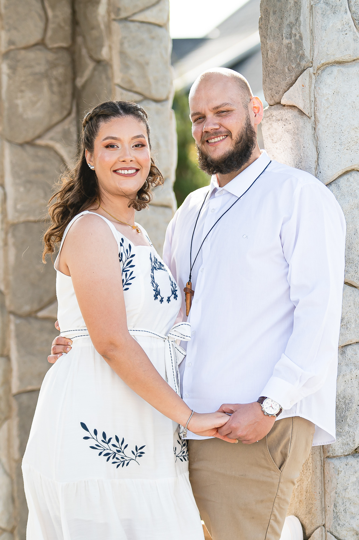 Ensaio pré-wedding de Jaqueline e Danyllo no Lavandário Het Dorp em Carambeí/PR. Um momento de amor, fé e alegria em meio às lavandas, celebrando um futuro casamento abençoado.