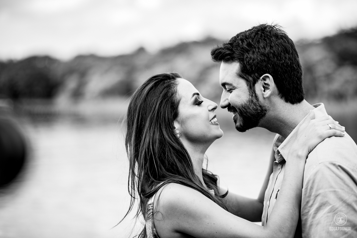 Save the date, Karen e Thiago, ensaio no rio Paranapanema na Represa