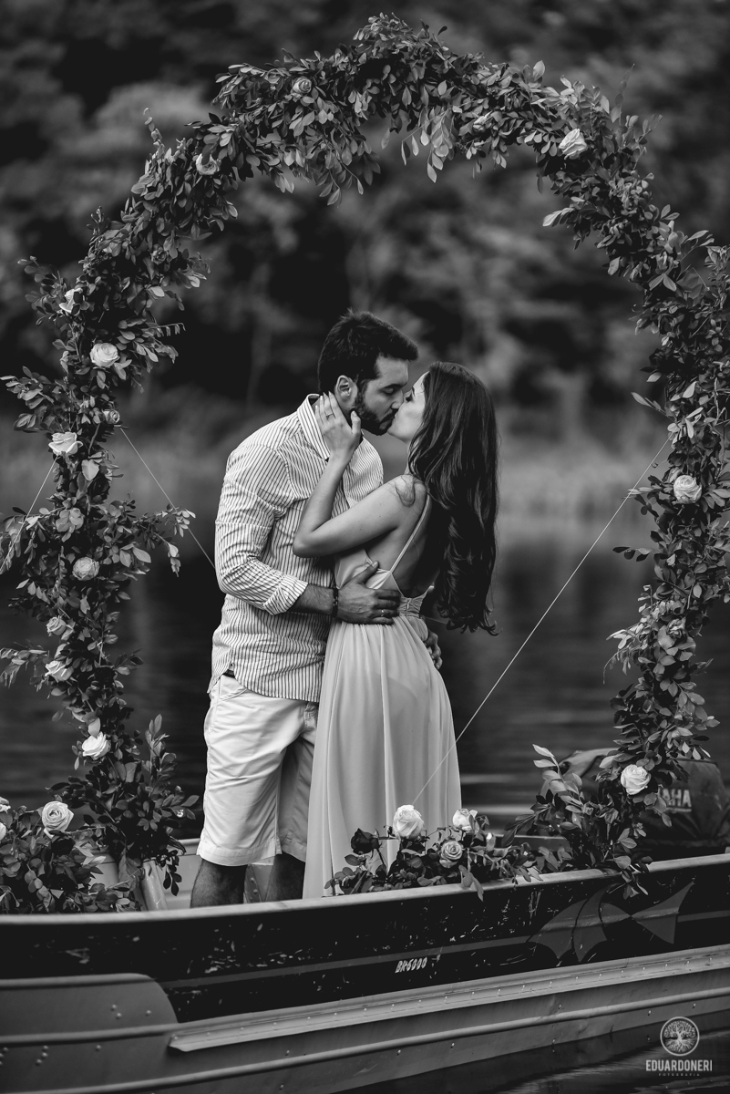 Save the date, Karen e Thiago, ensaio no rio Paranapanema na Represa