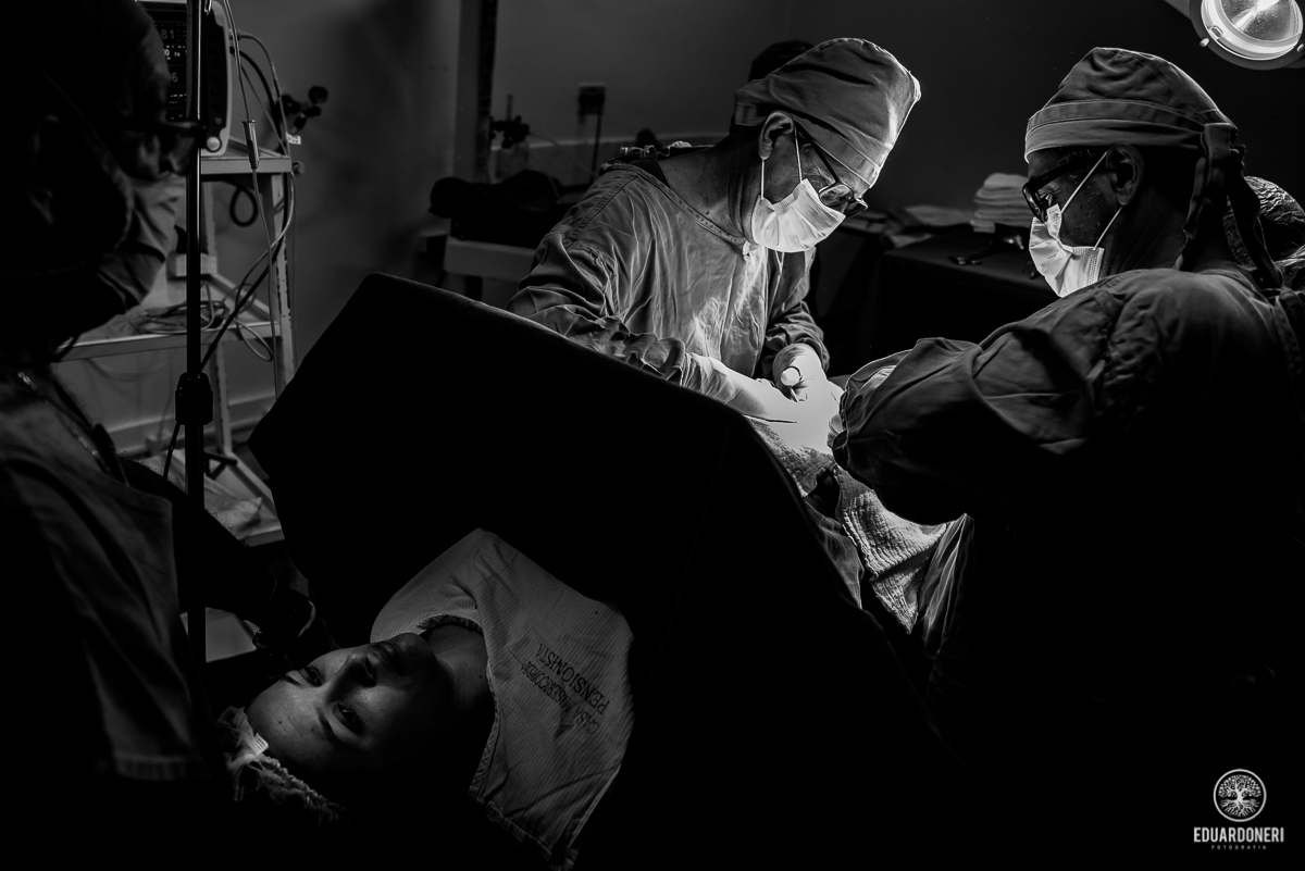 Fotografia documental de parto Santa Casa de Cornélio Procópio