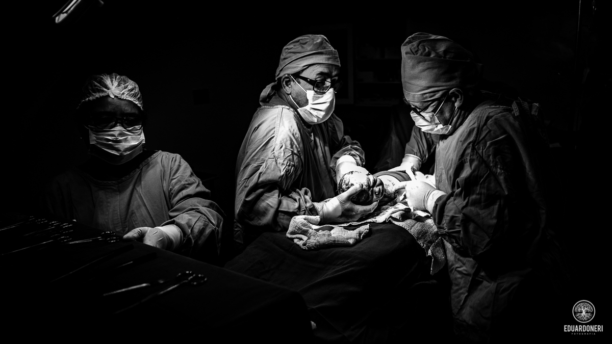 Fotografia documental de parto Santa Casa de Cornélio Procópio