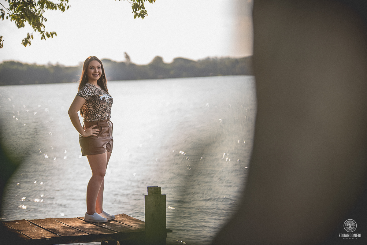 Ensaio de 15 anos da Maria Clara no Porto Almeida em Itambaracá no paraná