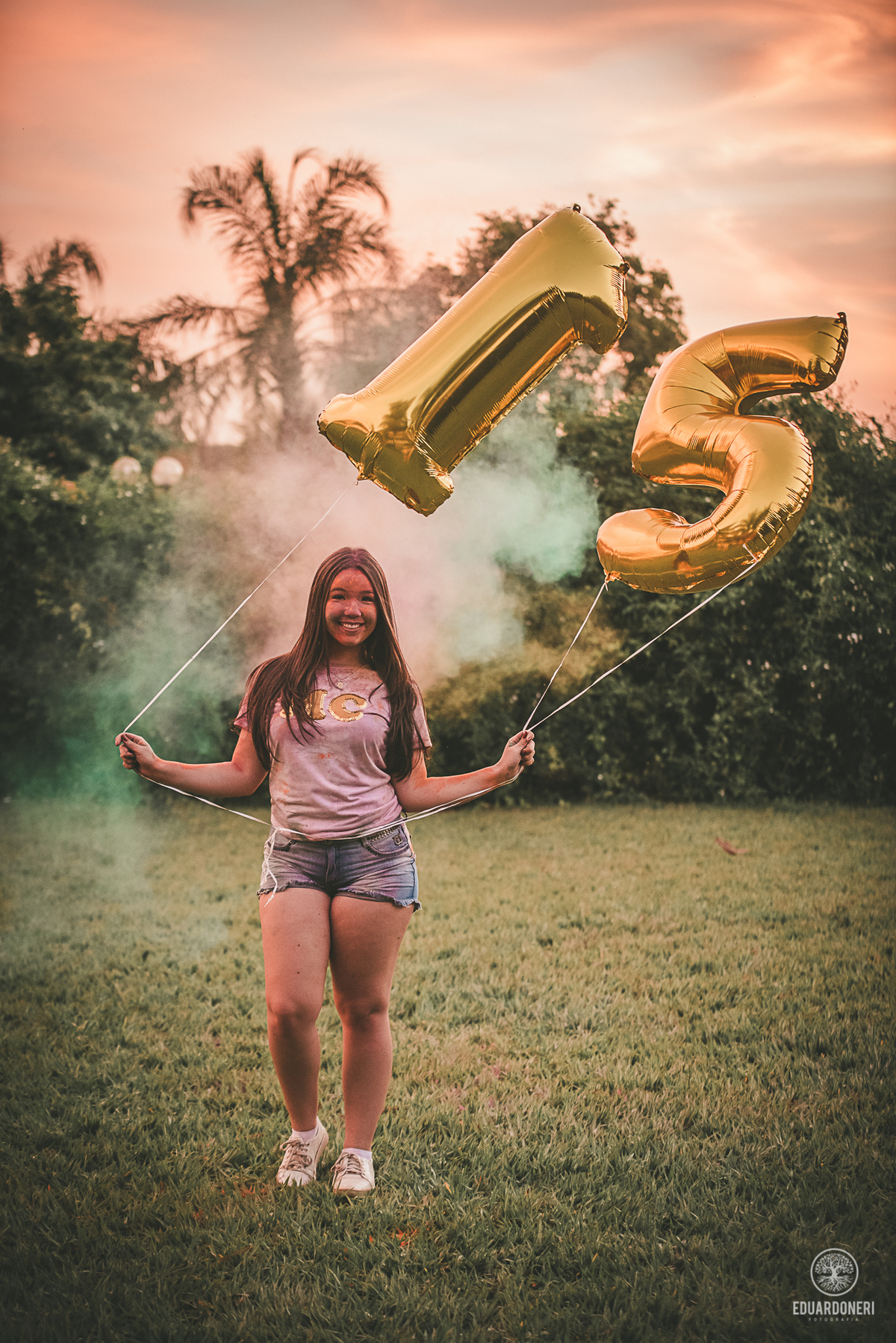 Ensaio de 15 anos da Maria Clara no Porto Almeida em Itambaracá no paraná