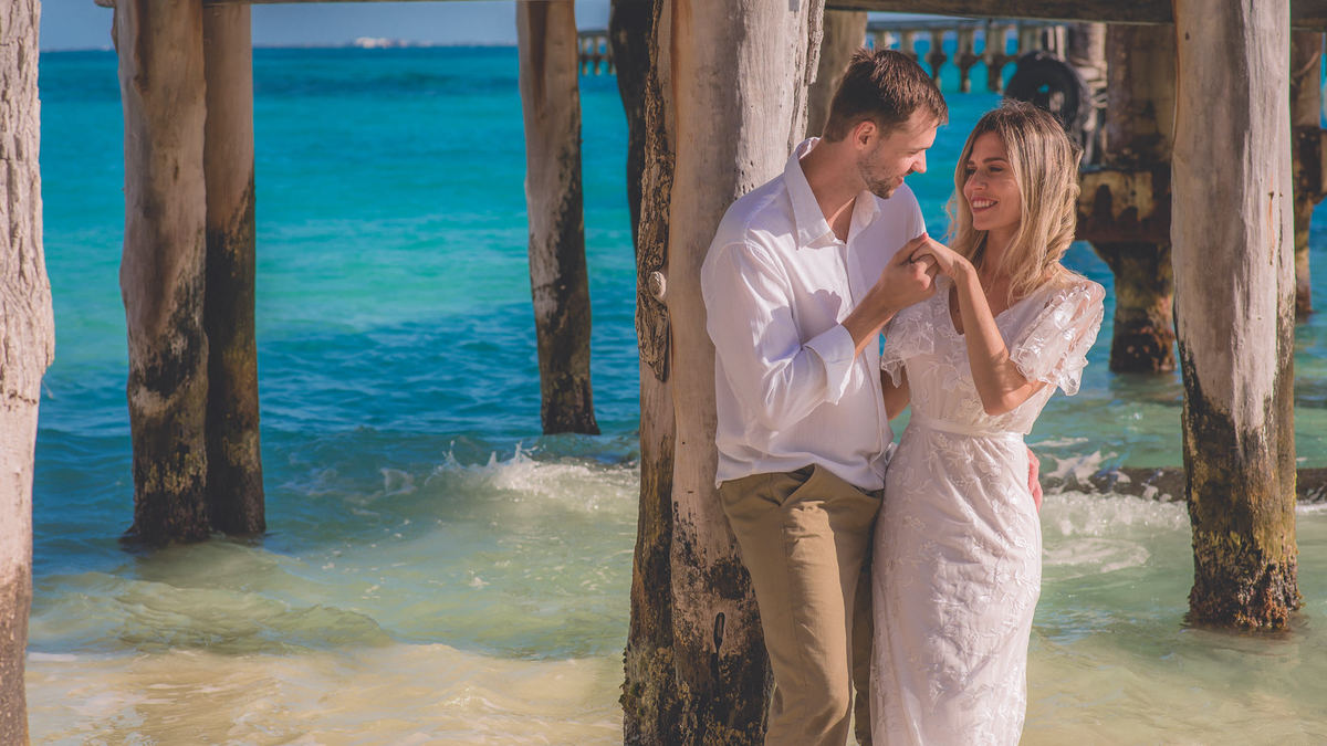 Pre Wedding em Cancun, Pre Wedding at Cancun Mexico, Destination Wedding, Playa Del Caracol, Ensaio na Praia, Beach