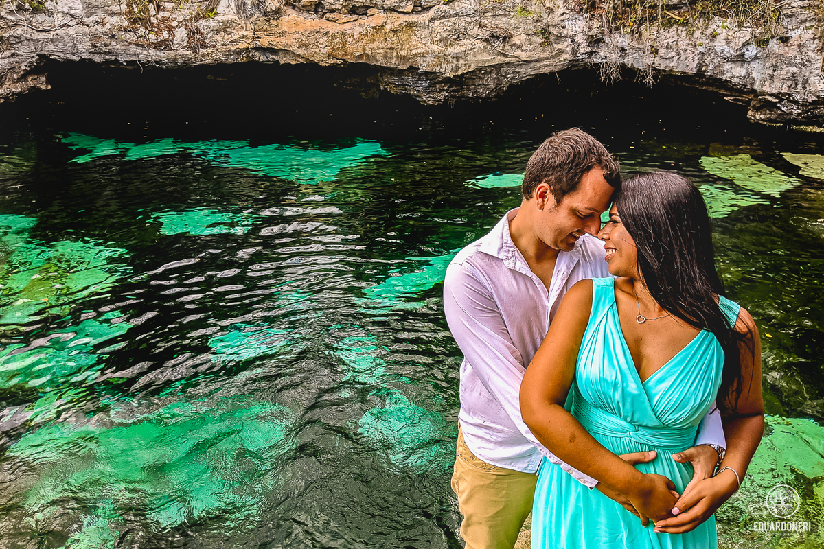 Ensaio pre wedding em Cancun, Cenote Azul, Ensaio em Cancun, pre wedding, , ensaio na praiadestination wedding in cancun, ensaio fora do brasil, Ensaio no Cenote, fotografia de casamento, Eduardo Neri, pre wedding no exterior