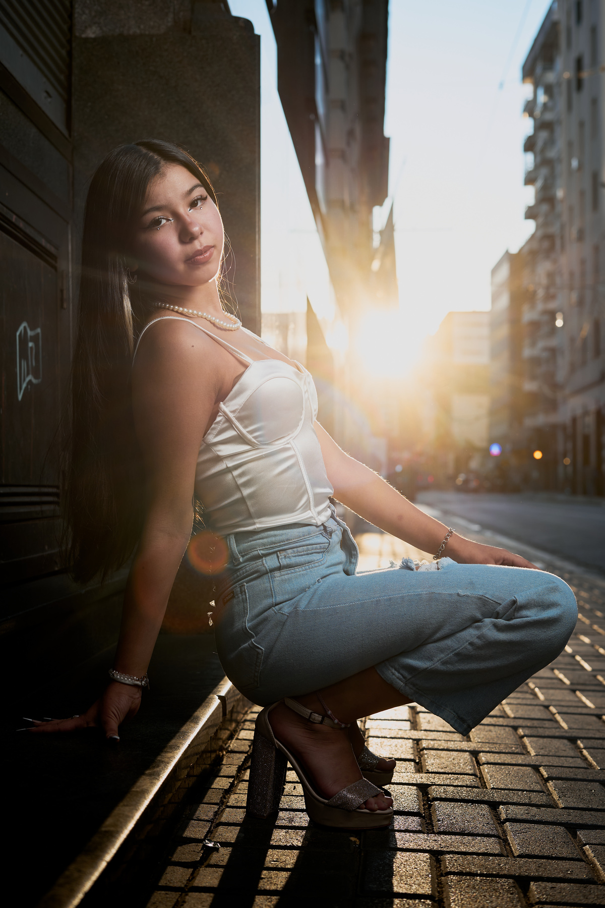 fotografia de 15 años urbana sun set atardecer en rosario