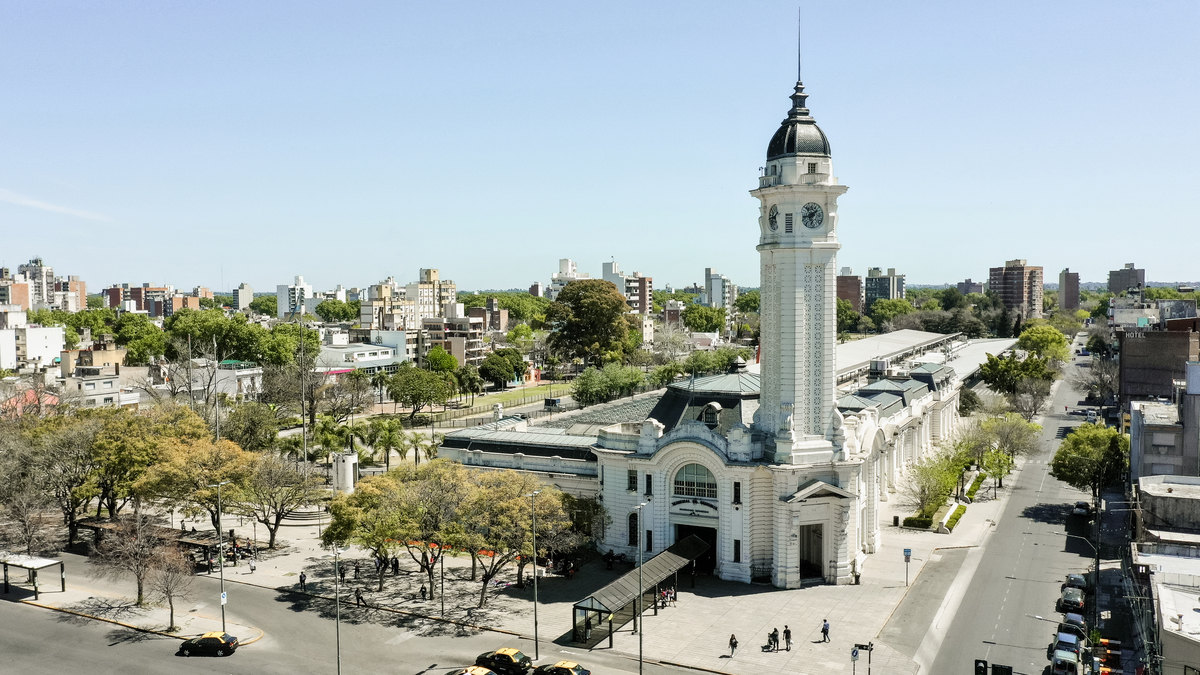 Terminal de ómnibus Rosario vista aérea Fotografía arquitectura y fotografía de inmobiliaria de Daniel Cuart y DNX Fotografia DNX Estudio