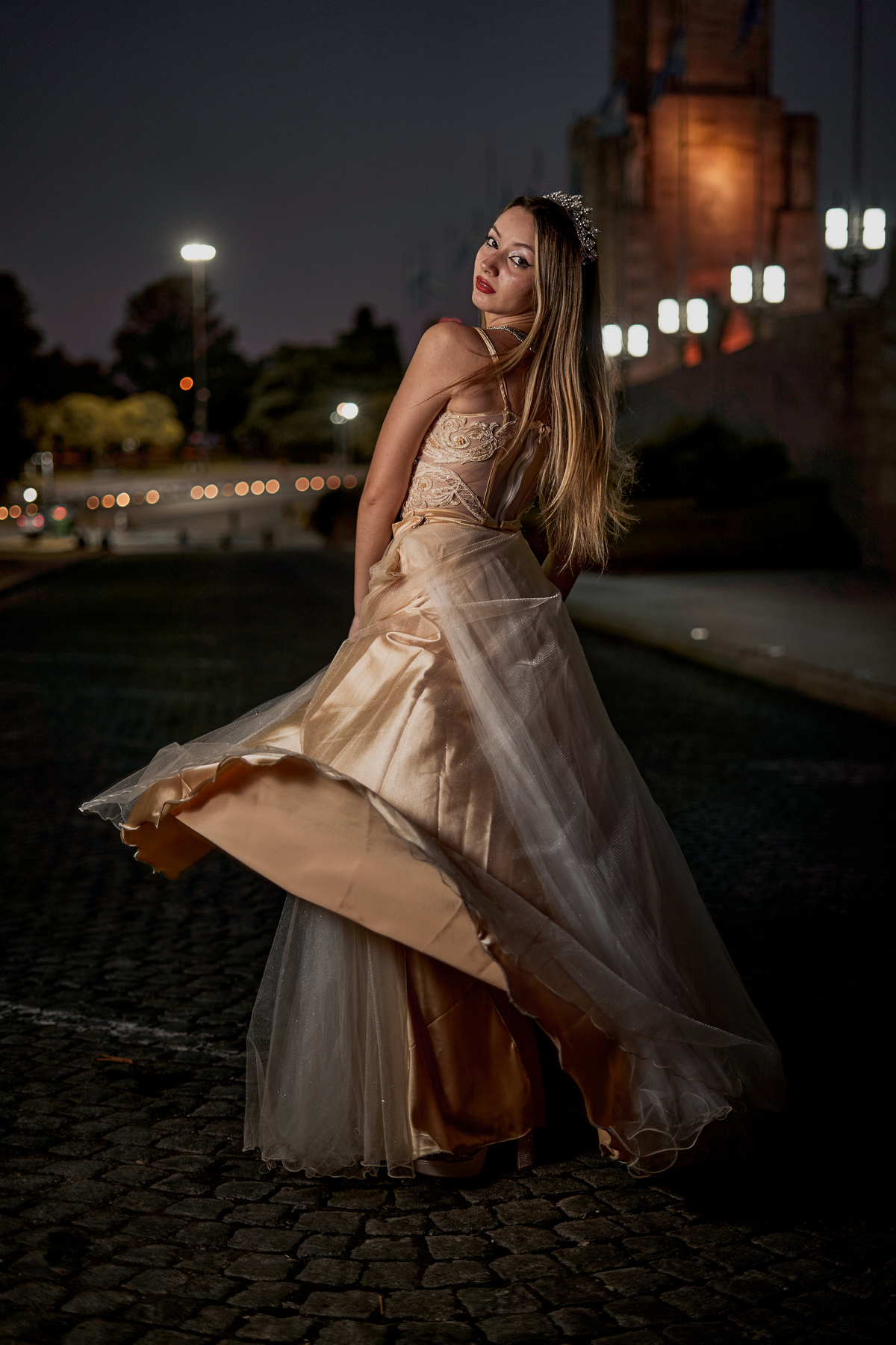 Vestido diseñado por eliana aquino fotógrafo daniel cuart