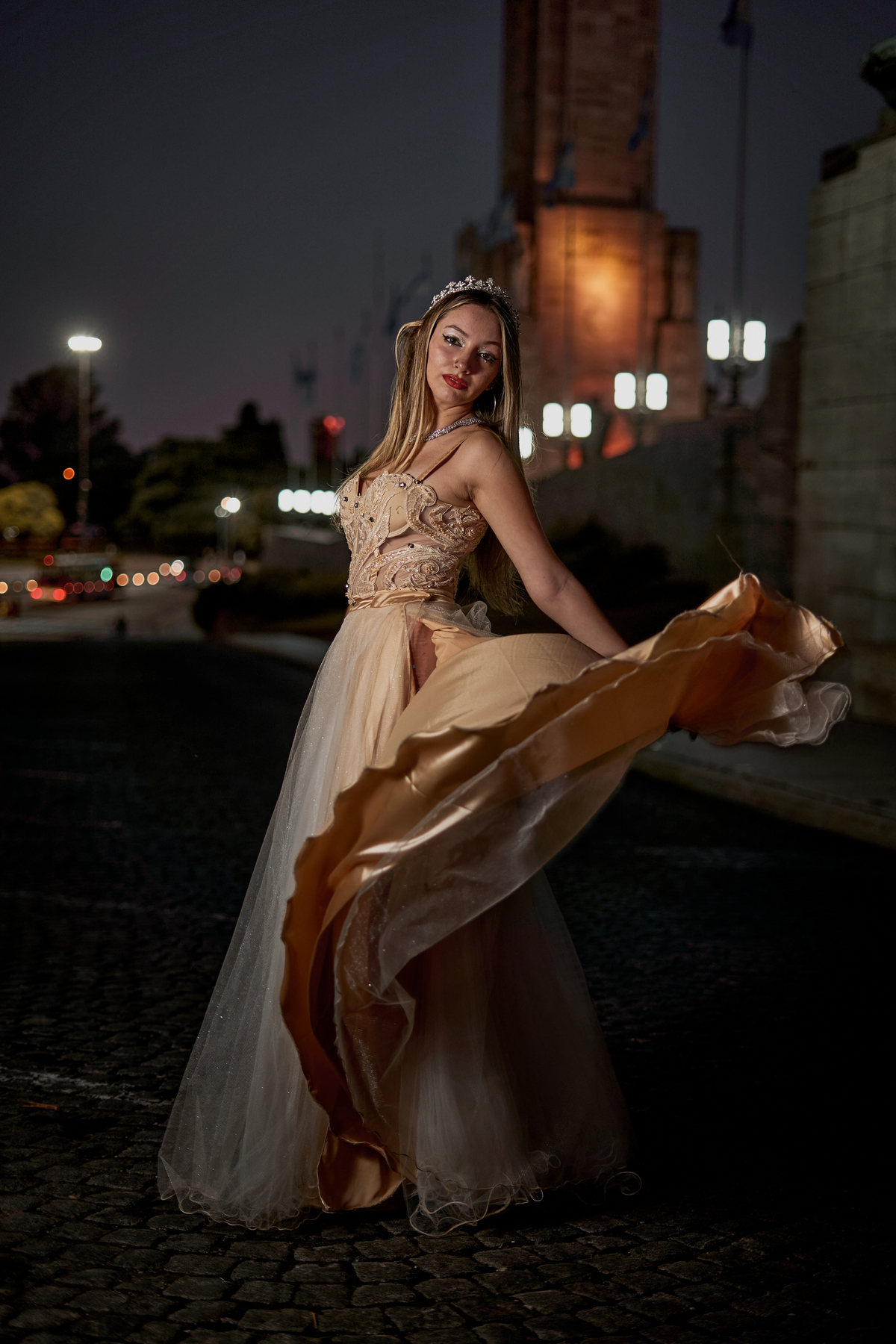 Vestido diseñado por eliana aquino fotógrafo daniel cuart