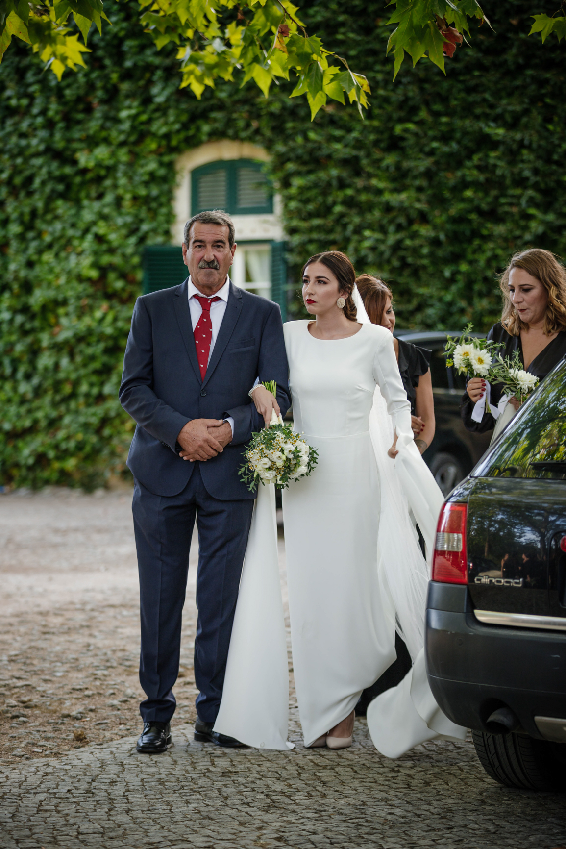 casamento quinta das torres azeitao setubal portugal entrada noiva pai