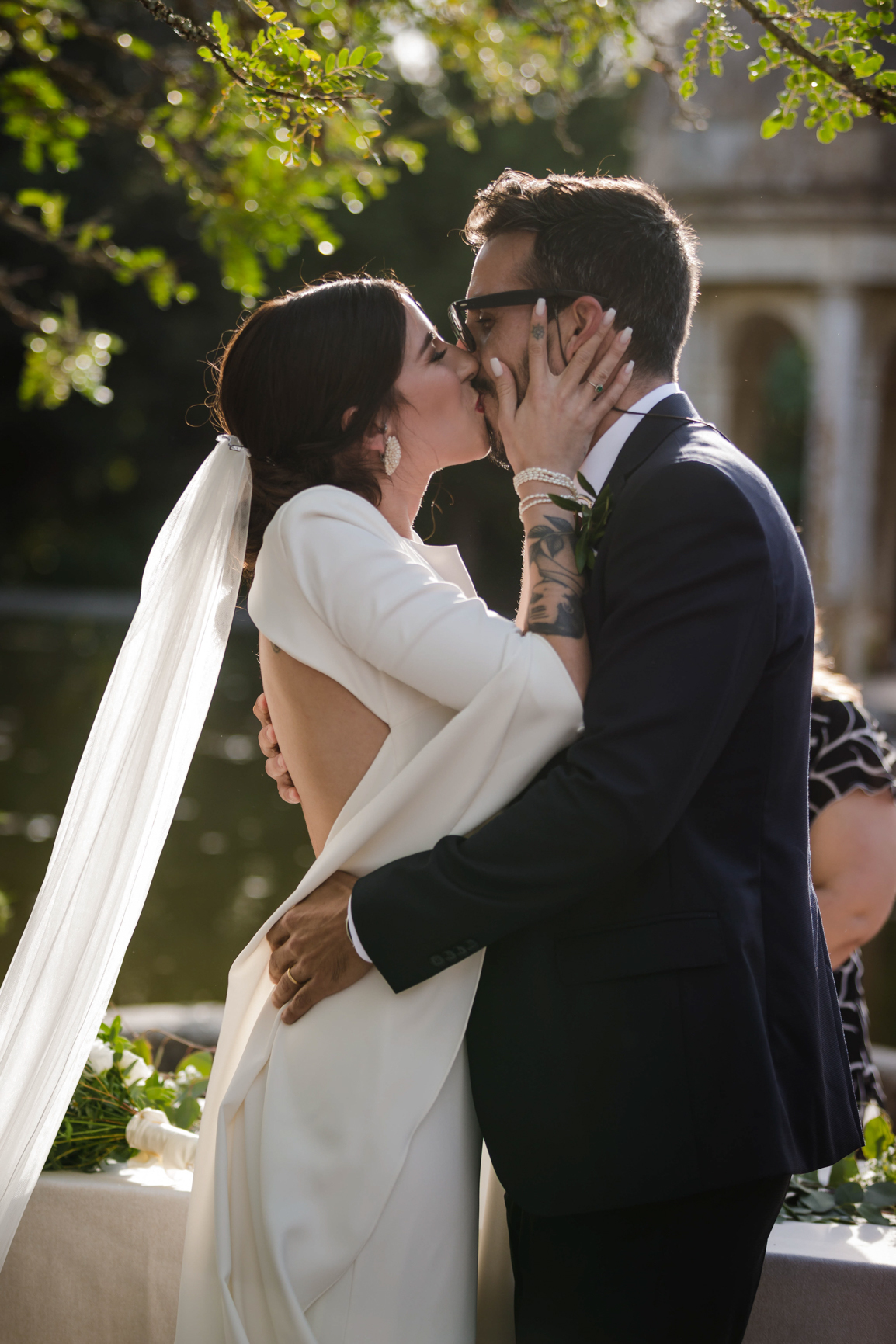 casamento quinta das torres azeitao setubal portugal cerimonia beijo