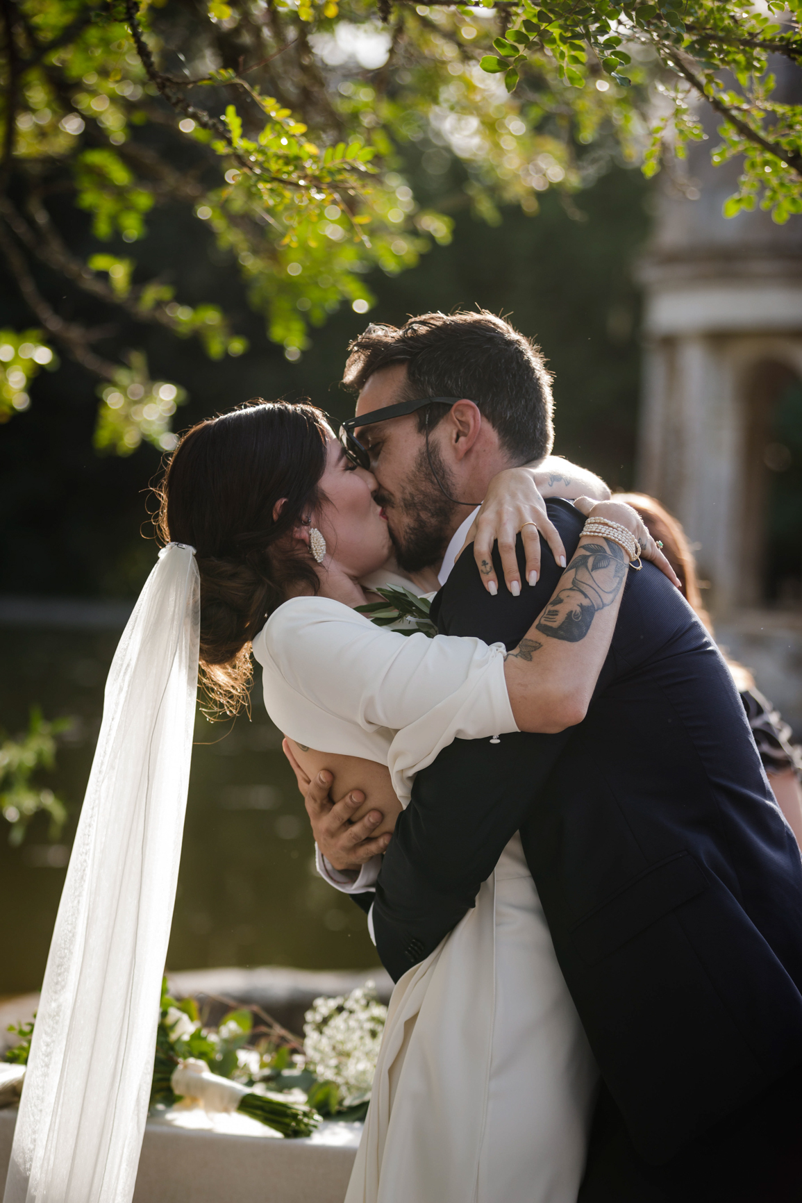 casamento quinta das torres azeitao setubal portugal cerimonia beijo