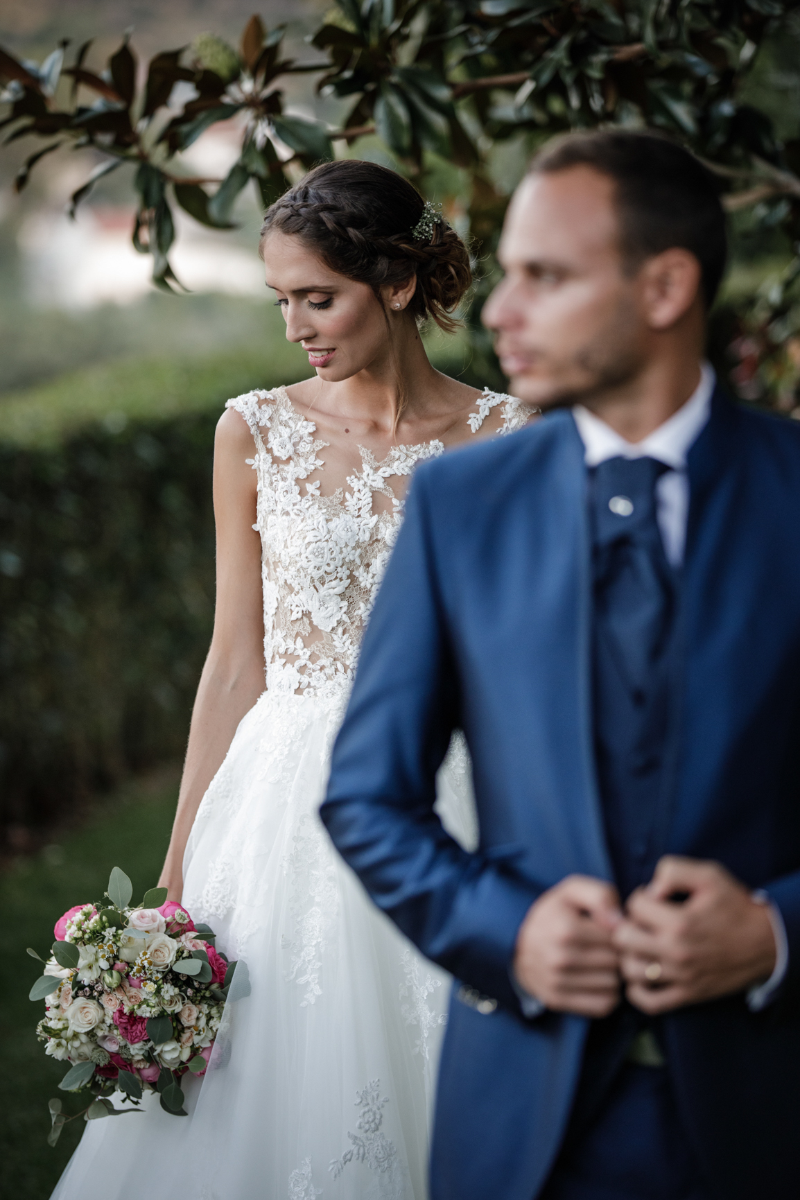 Casamento Quinta Marques da Serra Alenquer Portugal Noiva Cabelo penteado Ines Salsinha maquilhagem rita amorim vestido pronovias sessao noivos