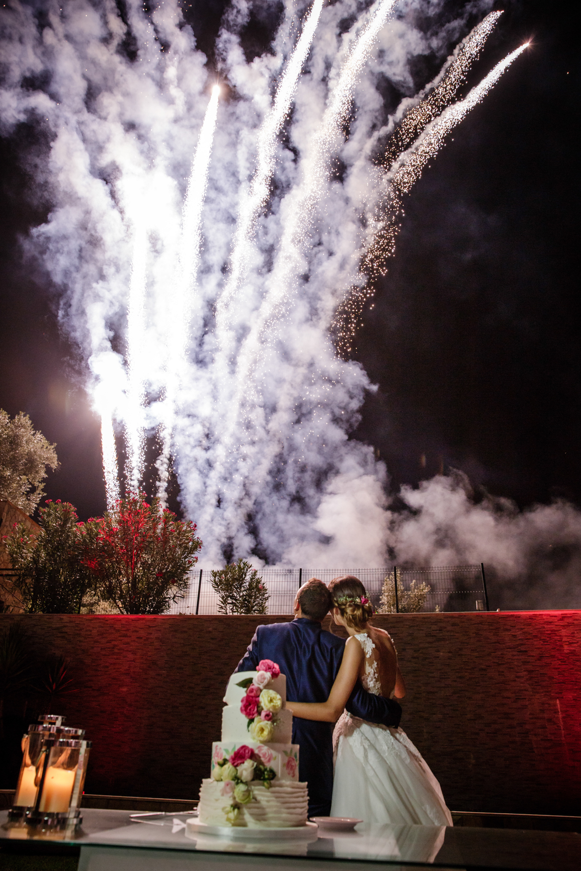 Casamento Quinta Marques da Serra Alenquer Portugal Noiva Cabelo penteado Ines Salsinha maquilhagem rita amorim vestido pronovias noivos festa corte do bolo fogo de artificio