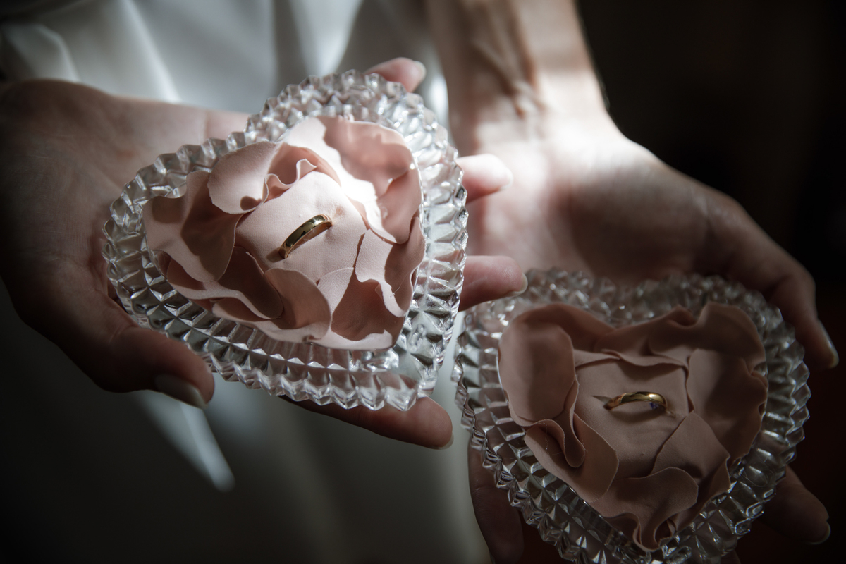 Casamento Quinta Marques da Serra Alenquer Portugal Noiva pormenor alianças