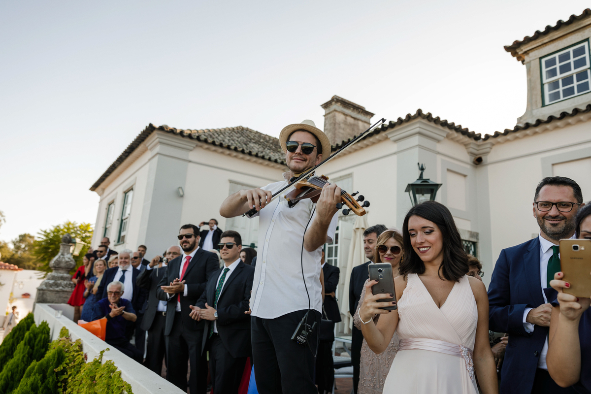 Casamento quinta da Conceição, Azeitão, Setubal Portugal convidados violino
