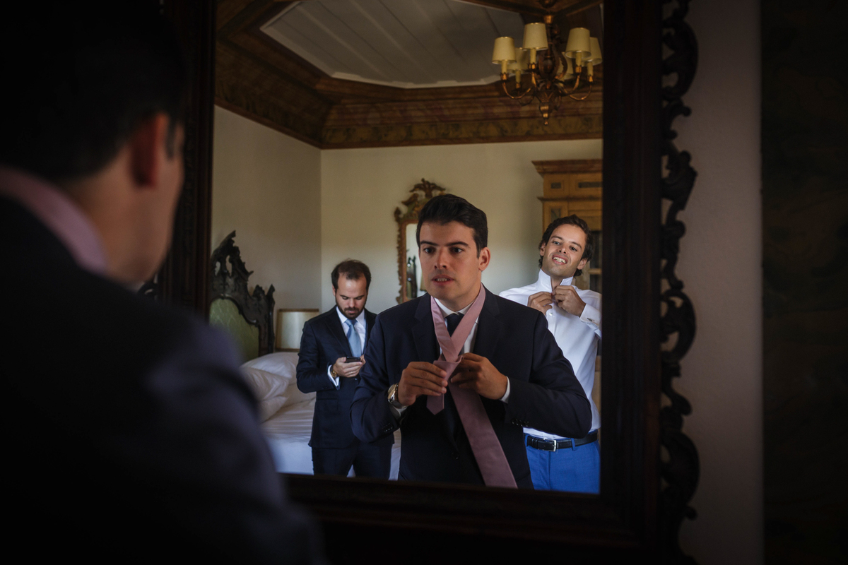 Casamento quinta da Conceição, Azeitão, Setubal Portugal noivo