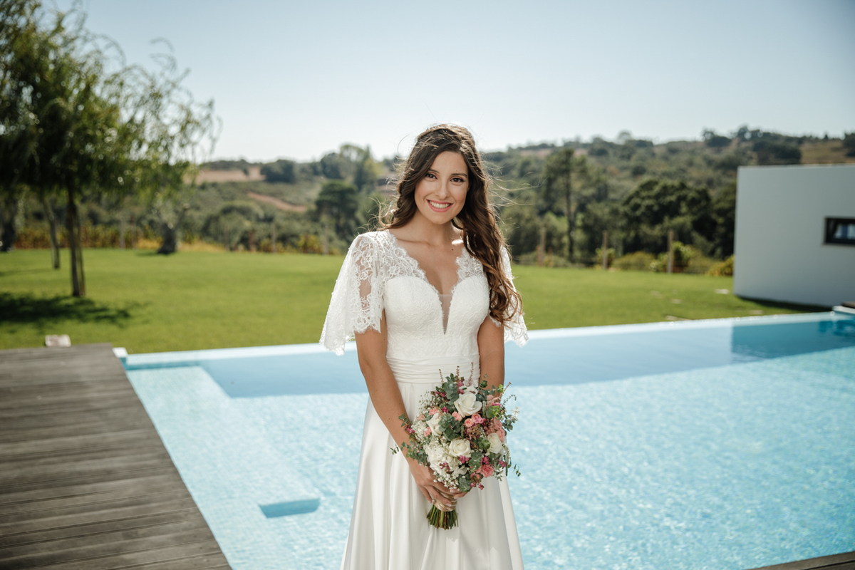 Casamento Quinta Solar das Pancas Alenquer Setubal Portugal  noiva vestido bela noiva