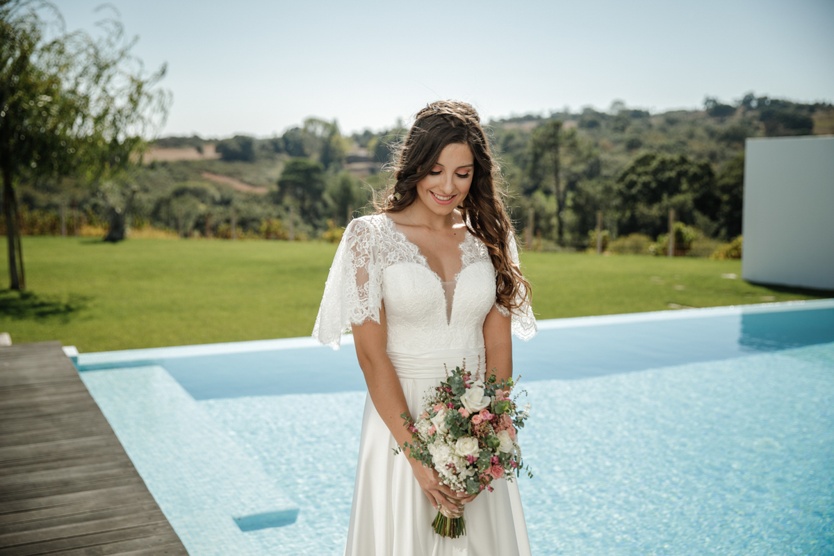 Casamento Quinta Solar das Pancas Alenquer Setubal Portugal  noiva vestido bela noiva