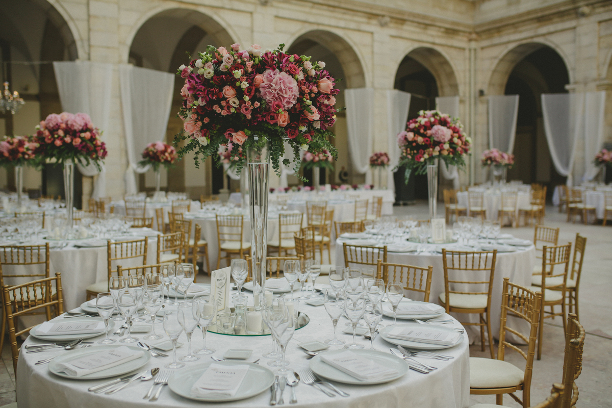 Casamento Patio da Gale Terreiro do Paço pormenores decoração sala