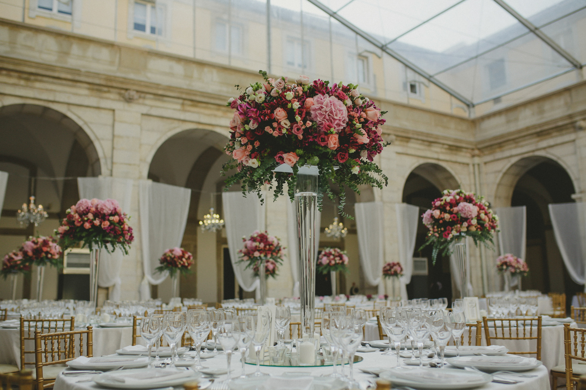 Casamento Patio da Gale Terreiro do Paço Lisboa Portugal pormenores decoração sala