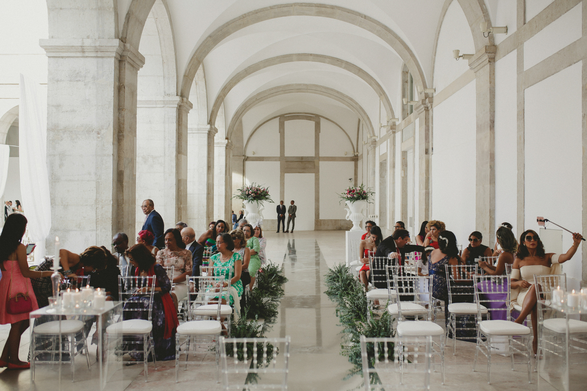 Casamento Patio da Gale Terreiro do Paço Lisboa Portugal cerimonia