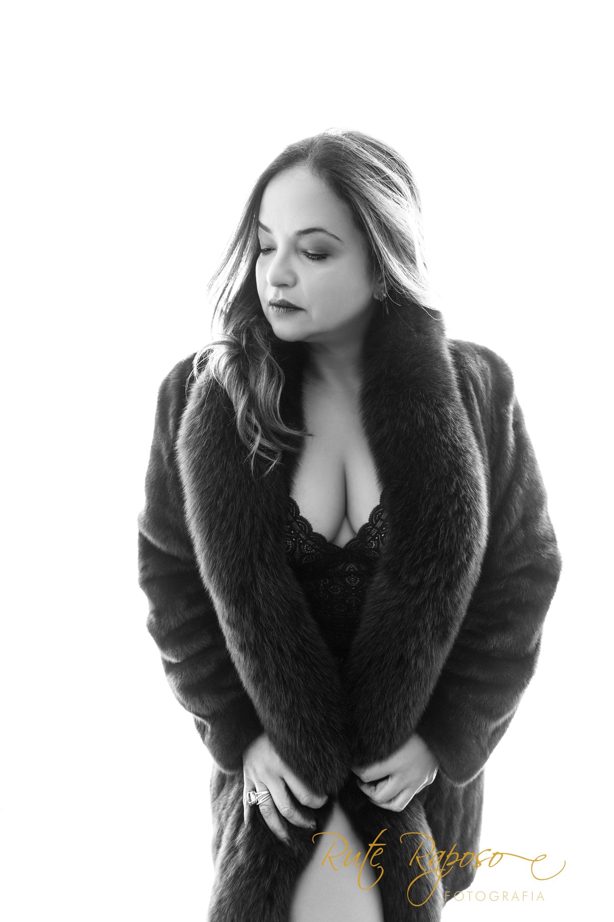 que Sensual com o seu Casaco de peles