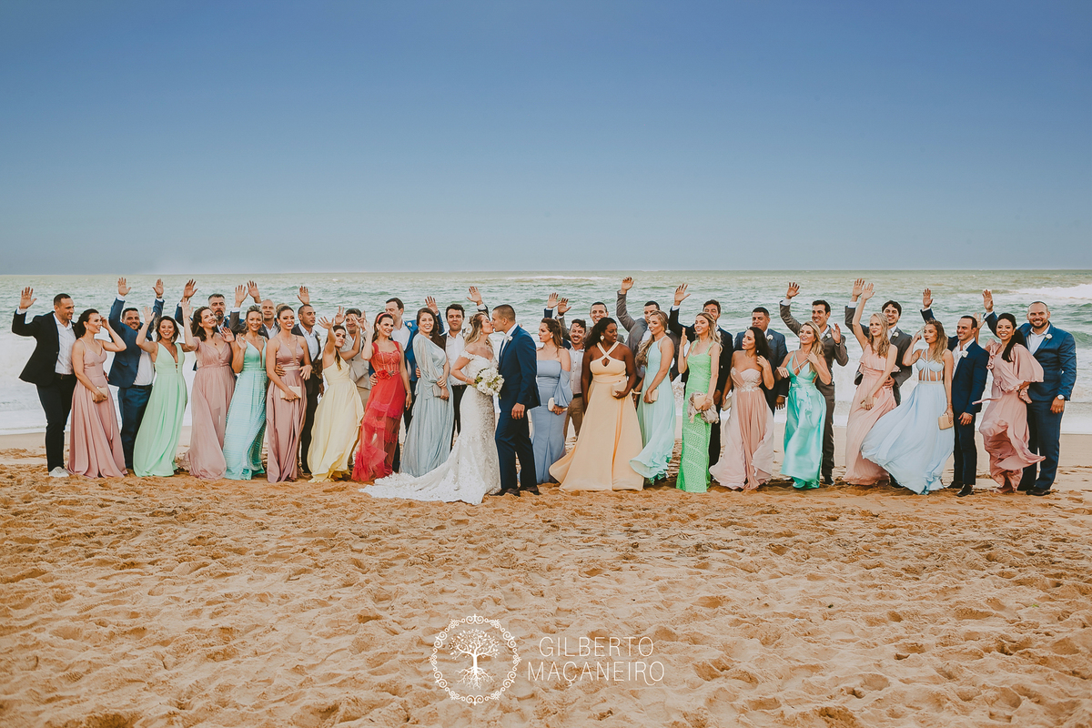 Casamento na praia realizado em itapema em indaiá restaurante