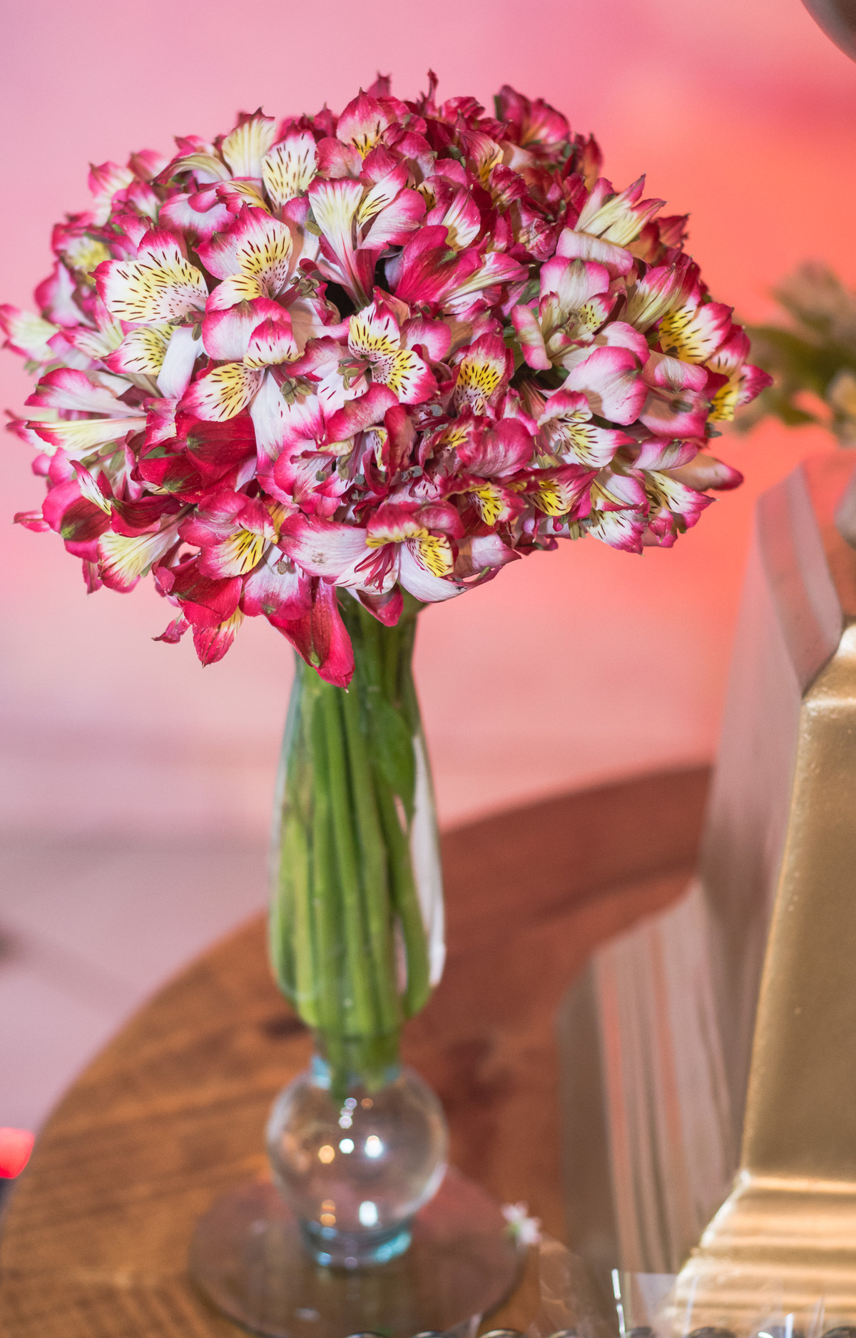 mini composição em flores naturais 